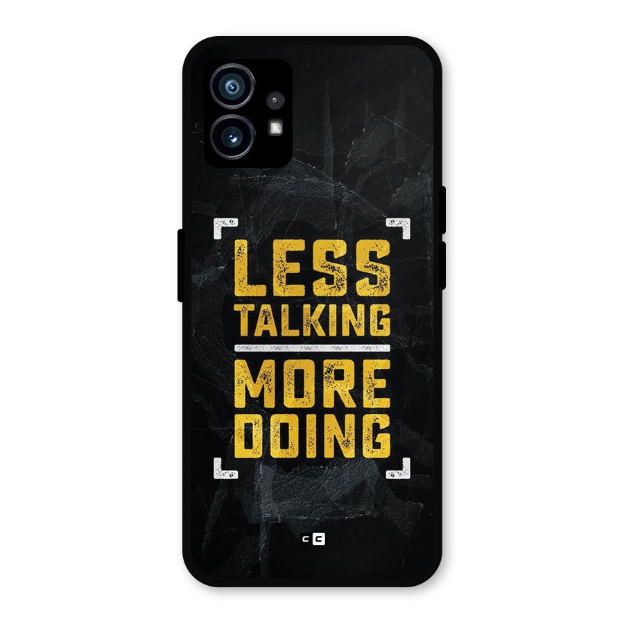 Less Talking Metal Back Case for Nothing Phone 1