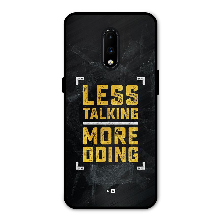 Less Talking Metal Back Case for OnePlus 7