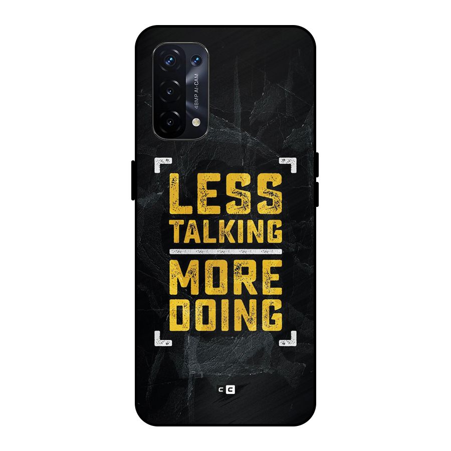 Less Talking Metal Back Case for Oppo A74 5G
