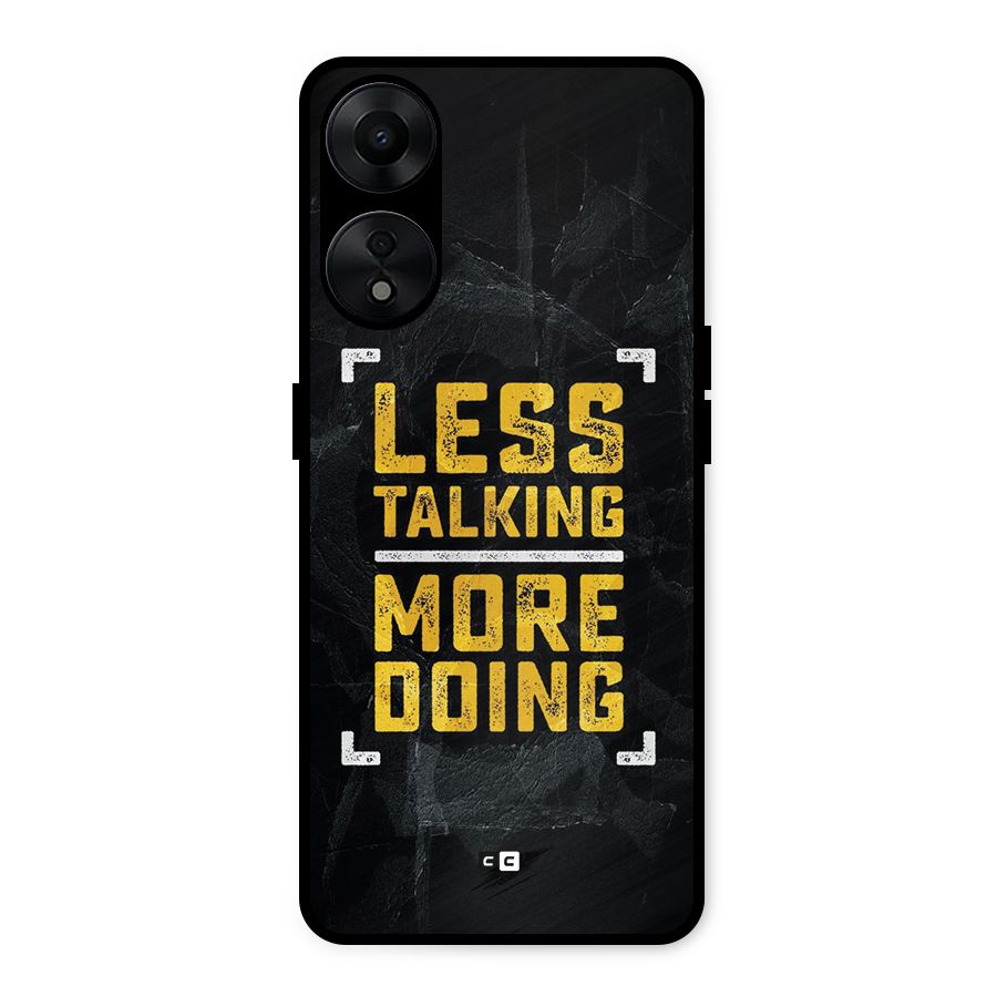 Less Talking Metal Back Case for Oppo A78 5G