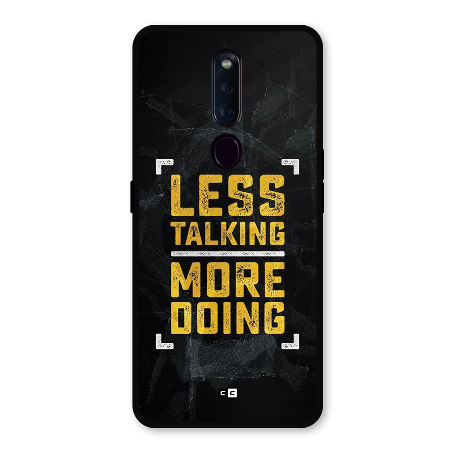 Less Talking Metal Back Case for Oppo F11 Pro