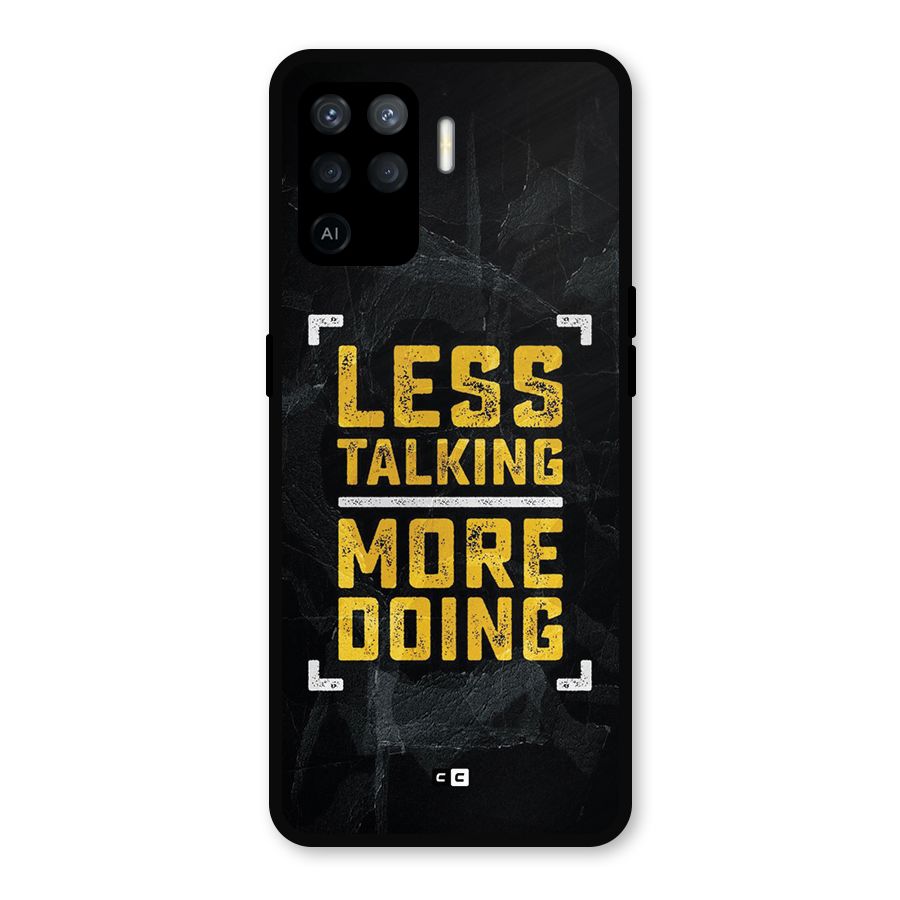 Less Talking Metal Back Case for Oppo F19 Pro