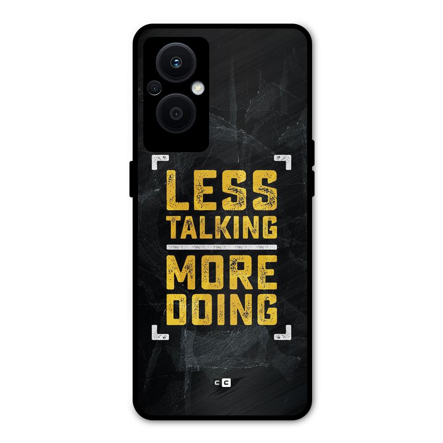Less Talking Metal Back Case for Oppo F21 Pro 5G