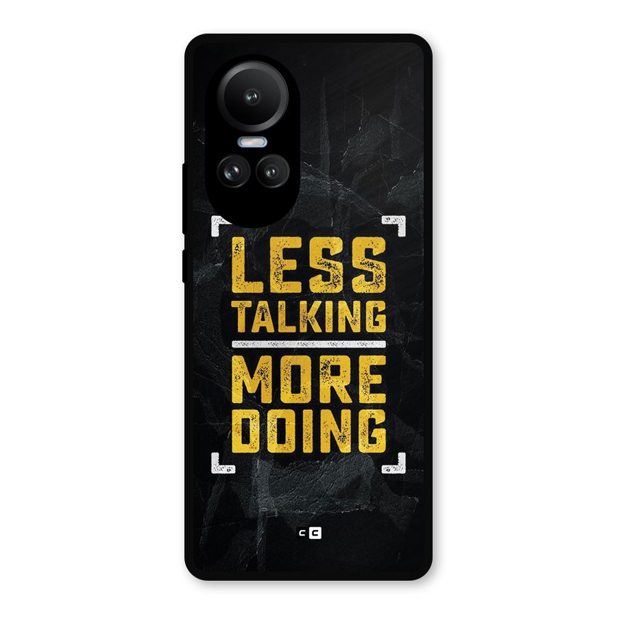 Less Talking Metal Back Case for Oppo Reno10 Pro