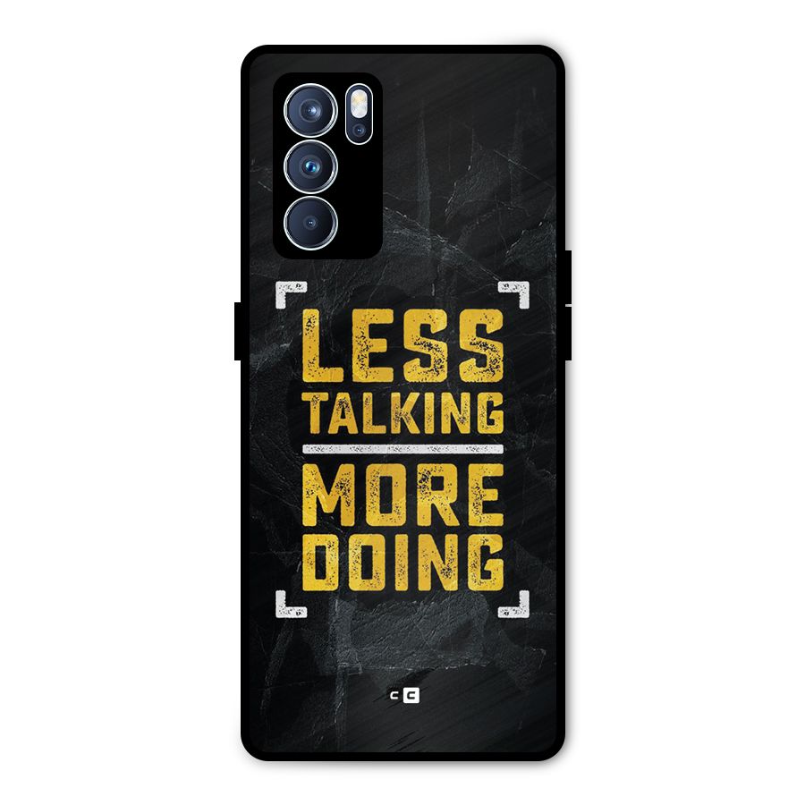 Less Talking Metal Back Case for Oppo Reno6 Pro 5G