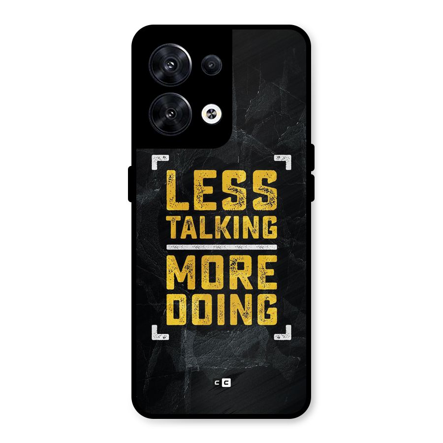 Less Talking Metal Back Case for Oppo Reno8 5G