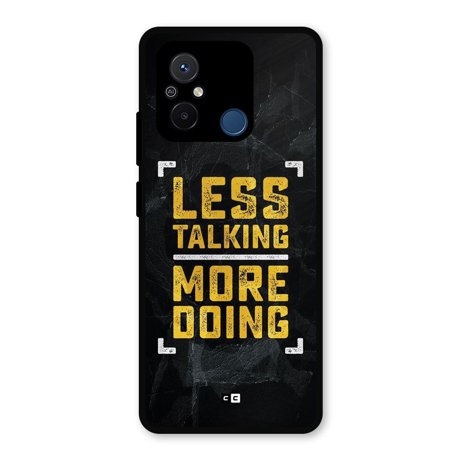 Less Talking Metal Back Case for Poco C55