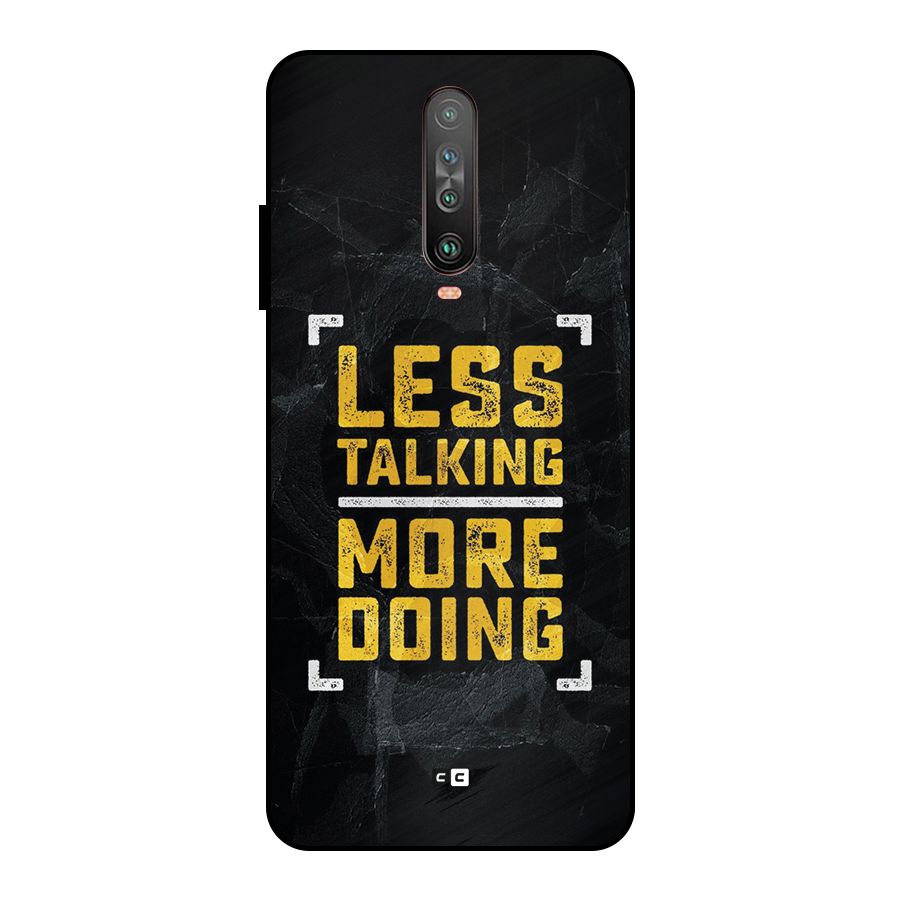 Less Talking Metal Back Case for Poco X2