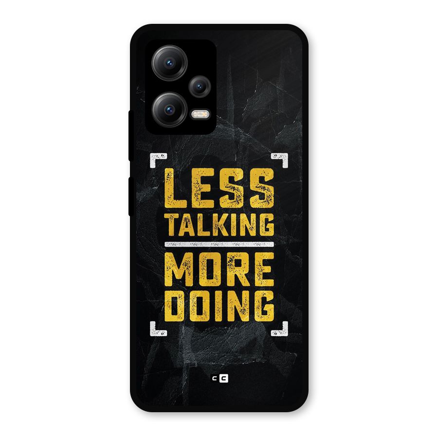 Less Talking Metal Back Case for Poco X5