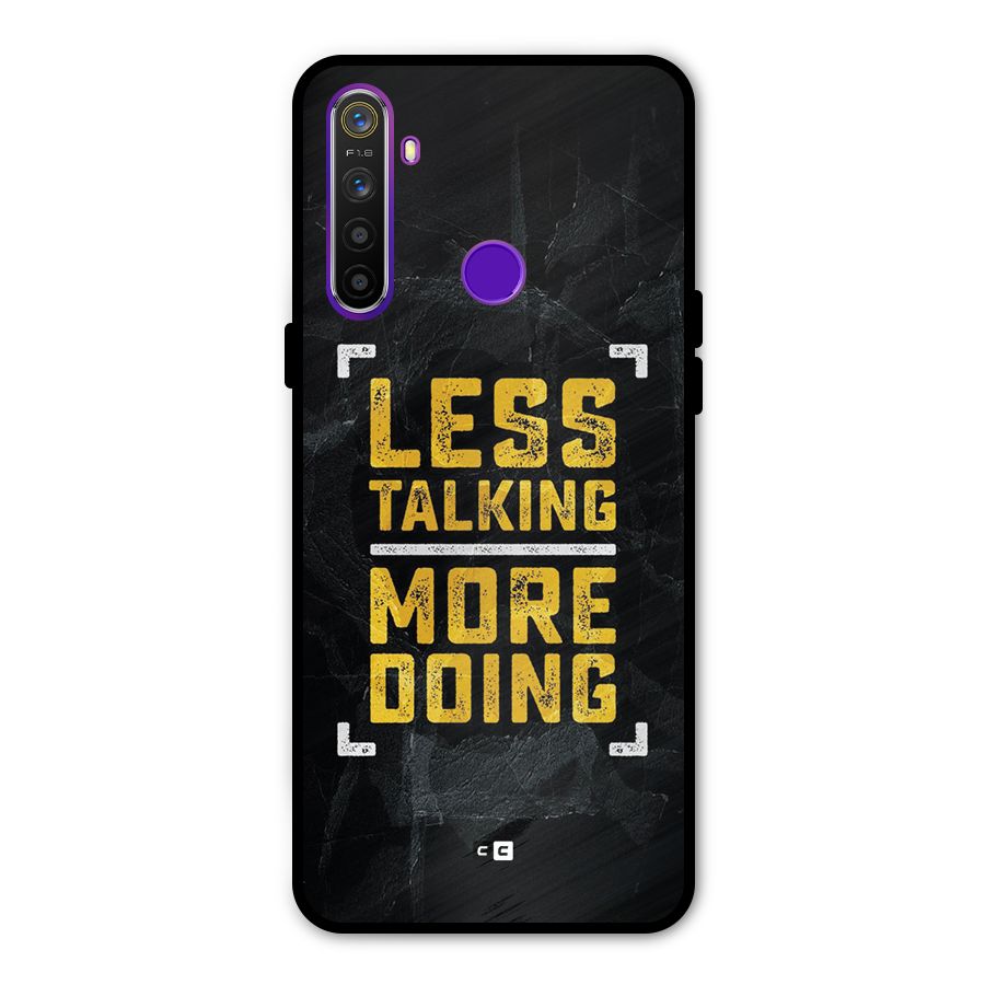 Less Talking Metal Back Case for Realme 5