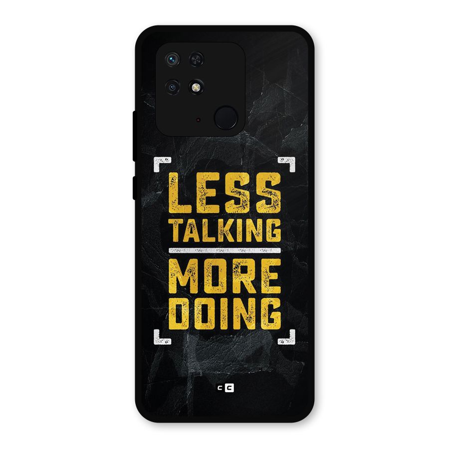 Less Talking Metal Back Case for Redmi 10 Power
