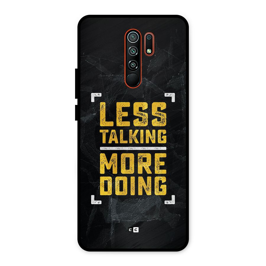 Less Talking Metal Back Case for Redmi 9 Prime
