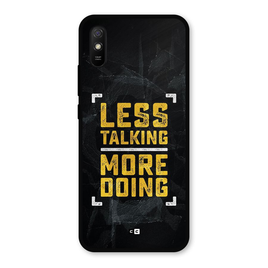 Less Talking Metal Back Case for Redmi 9i