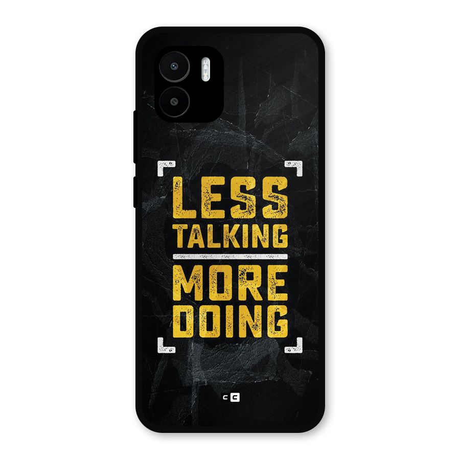 Less Talking Metal Back Case for Redmi A1