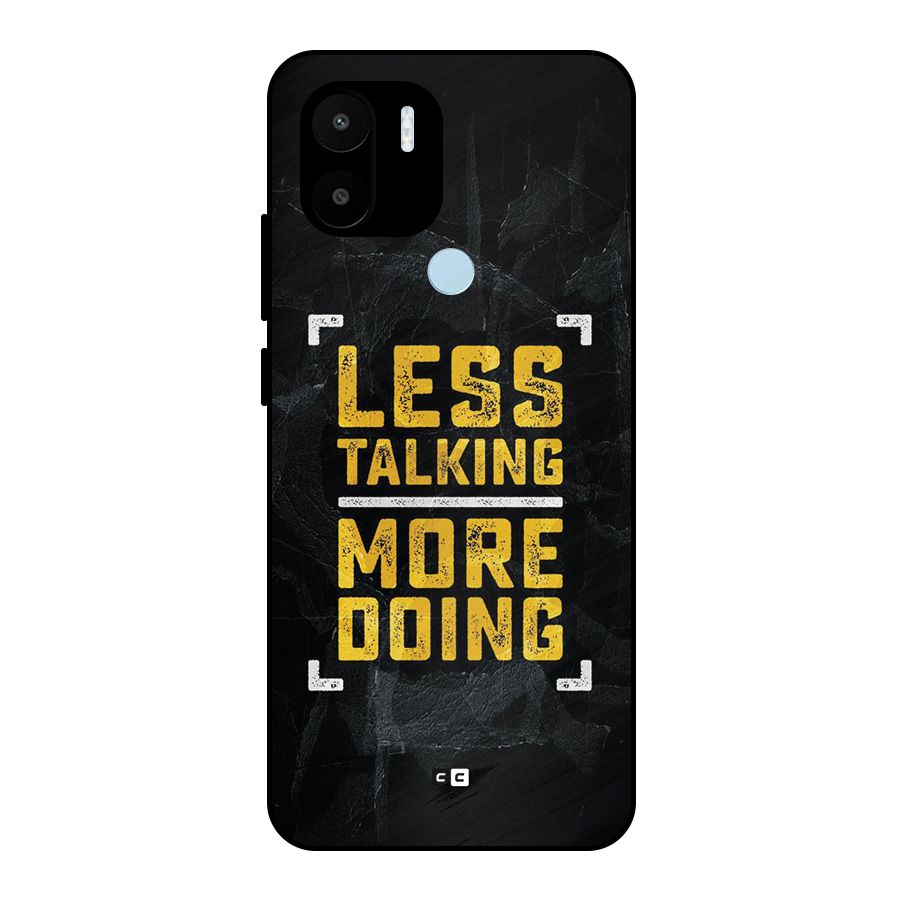 Less Talking Metal Back Case for Redmi A2 Plus