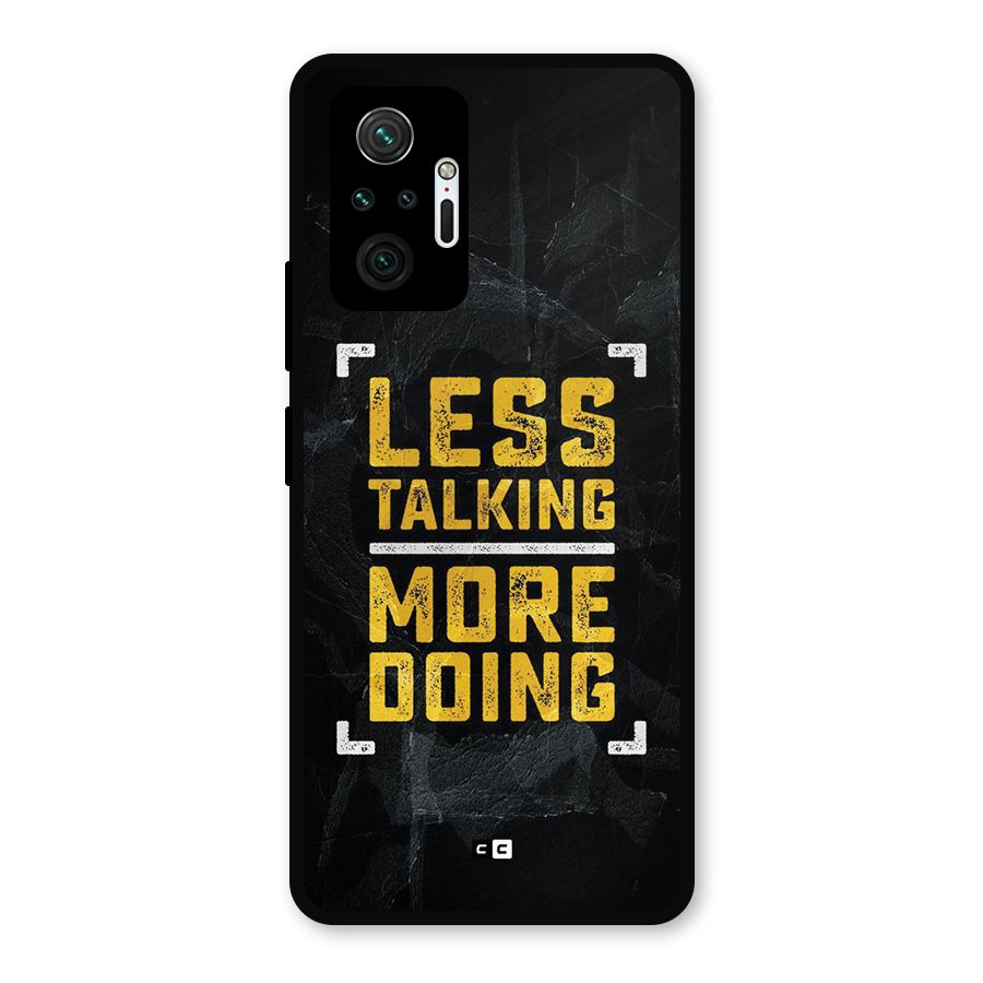 Less Talking Metal Back Case for Redmi Note 10 Pro Max