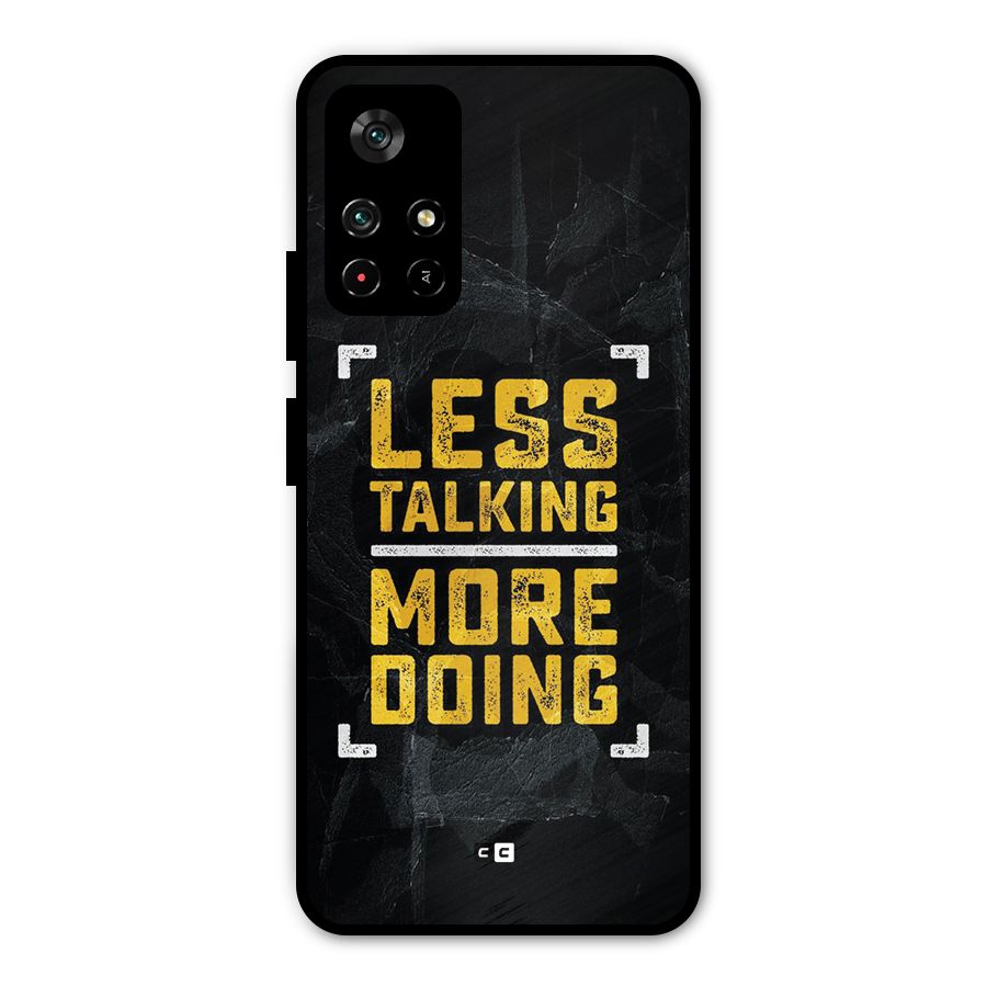Less Talking Metal Back Case for Redmi Note 11T 5G