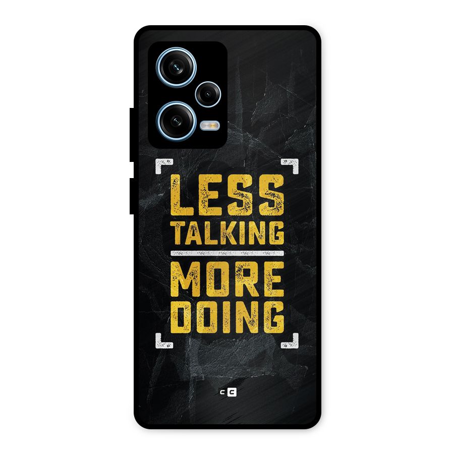Less Talking Metal Back Case for Redmi Note 12 Pro