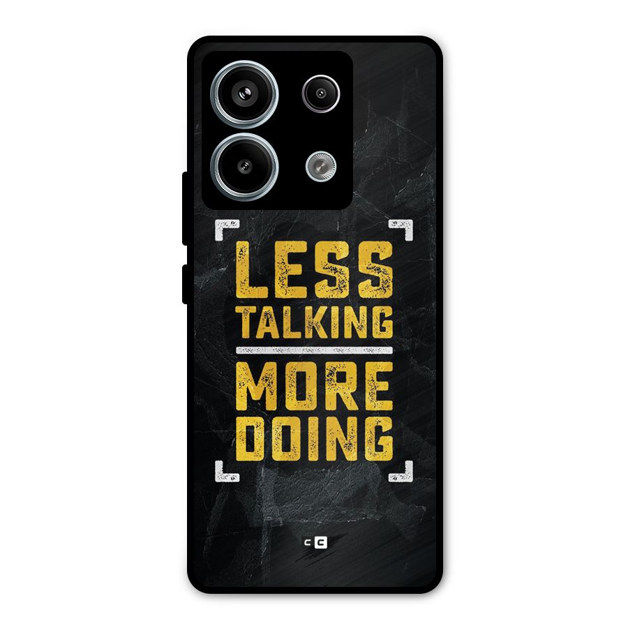 Less Talking Metal Back Case for Redmi Note 13 Pro 5G