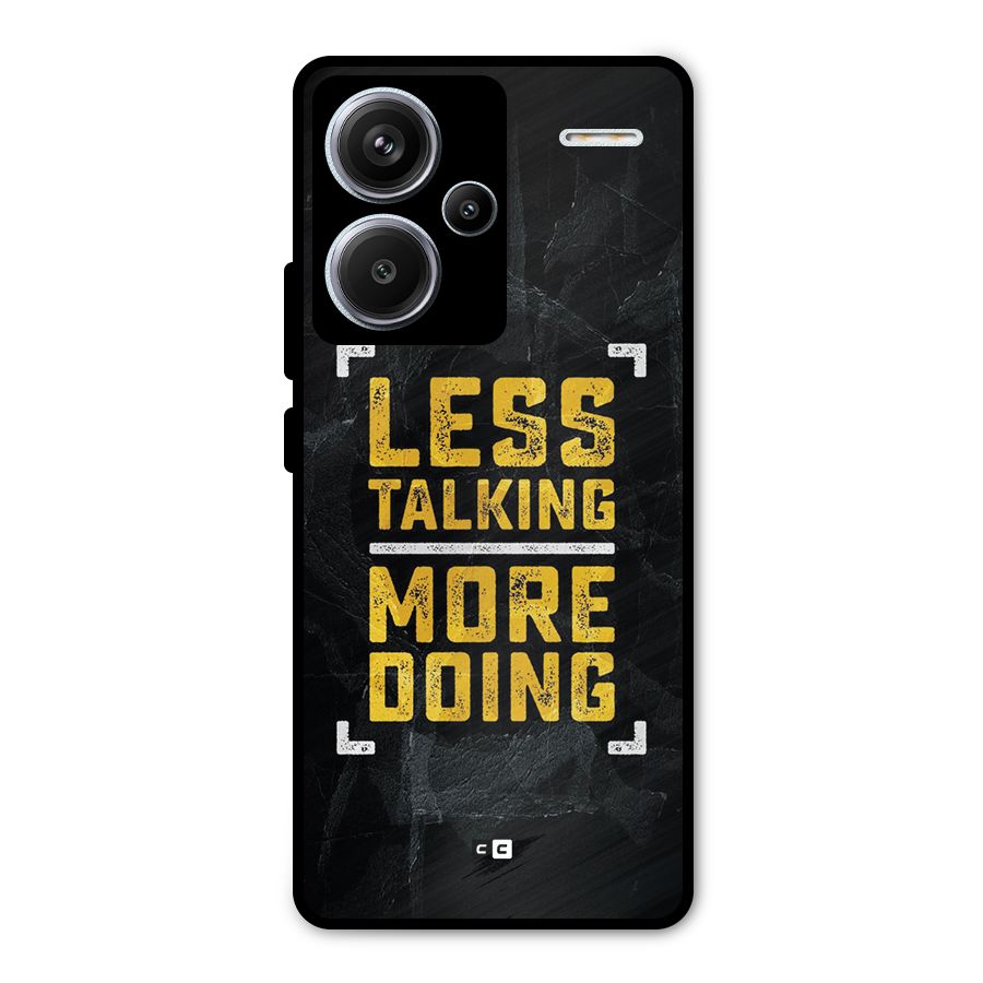 Less Talking Metal Back Case for Redmi Note 13 Pro Plus