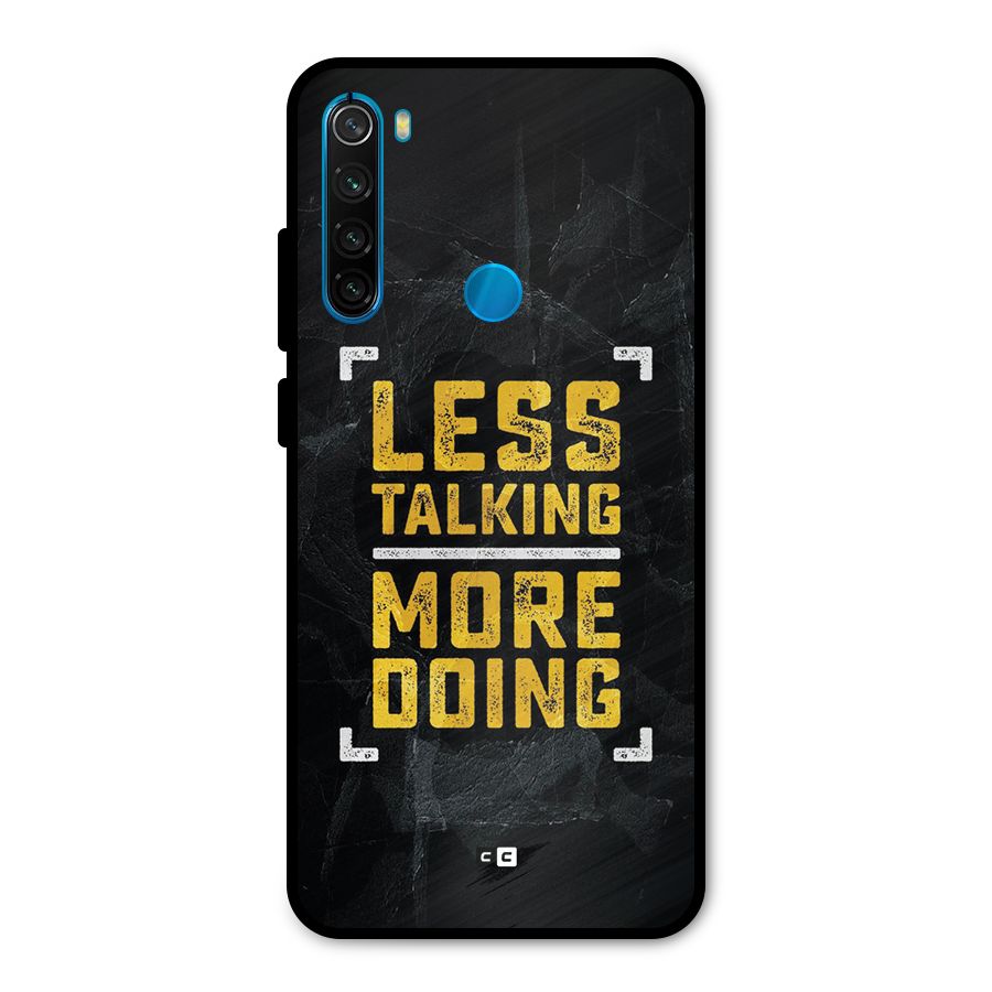 Less Talking Metal Back Case for Redmi Note 8