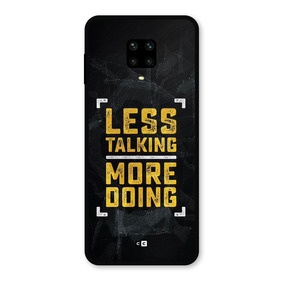 Less Talking Metal Back Case for Redmi Note 9 Pro Max