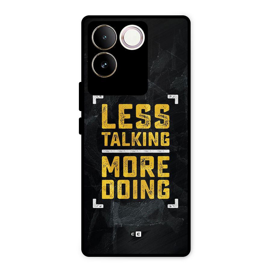Less Talking Metal Back Case for Vivo T2 Pro