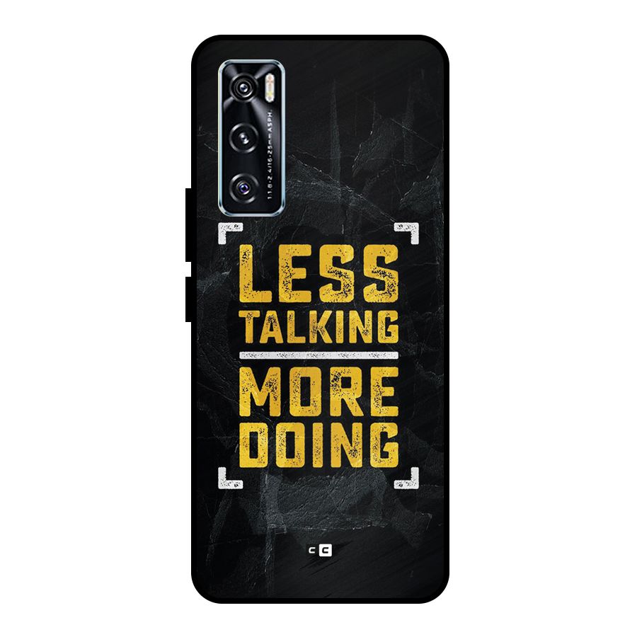 Less Talking Metal Back Case for Vivo V20 SE
