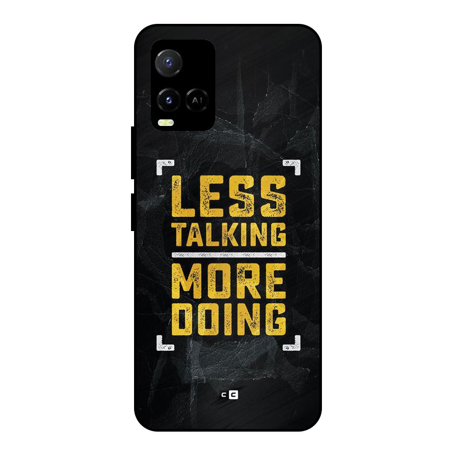 Less Talking Metal Back Case for Vivo Y21G