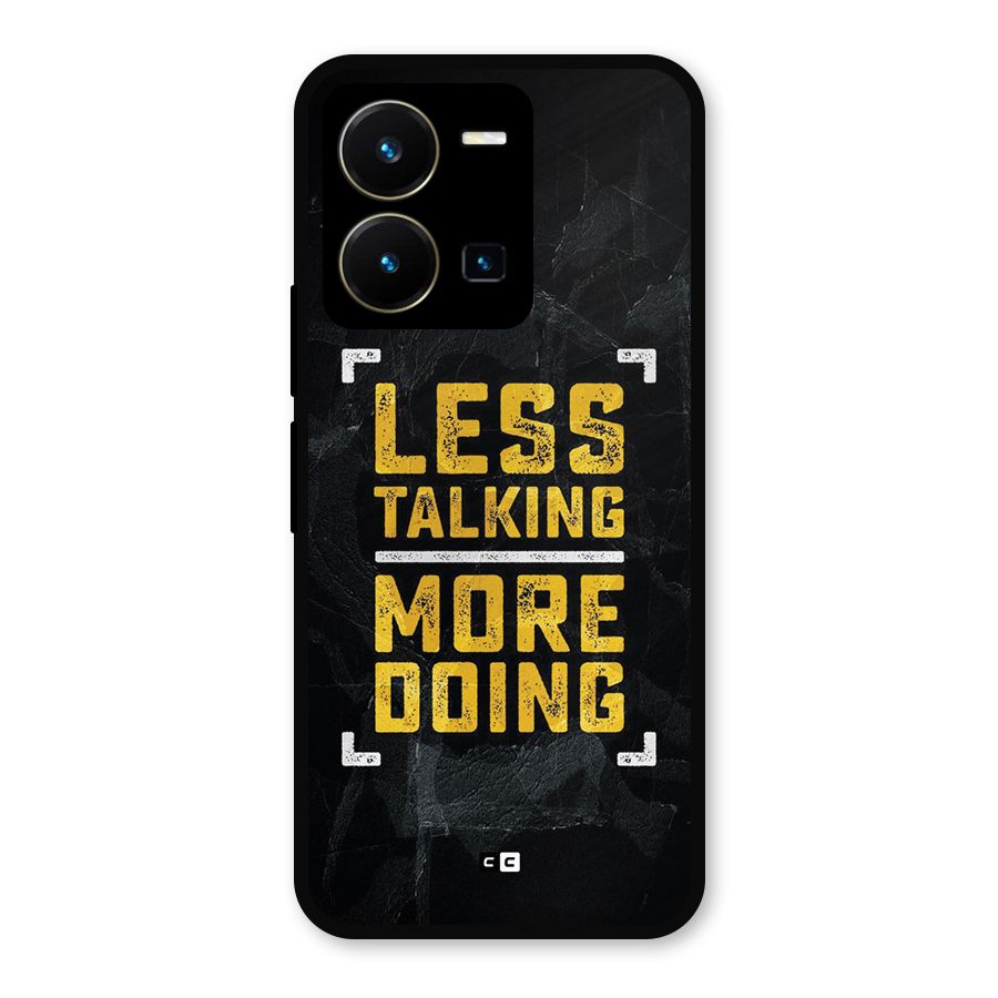 Less Talking Metal Back Case for Vivo Y35