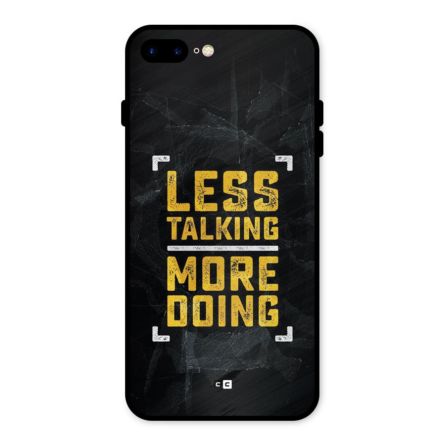 Less Talking Metal Back Case for iPhone 8 Plus