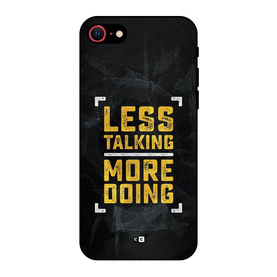 Less Talking Metal Back Case for iPhone SE 2022