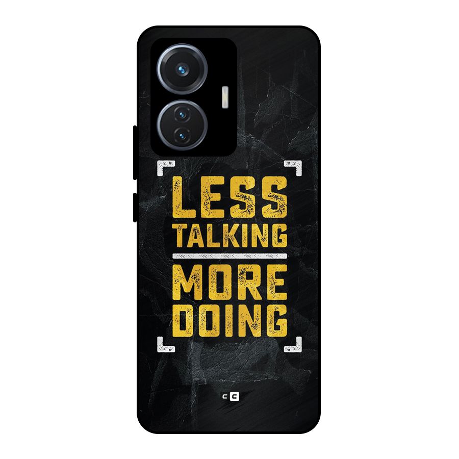 Less Talking Metal Back Case for iQOO Z6 44W