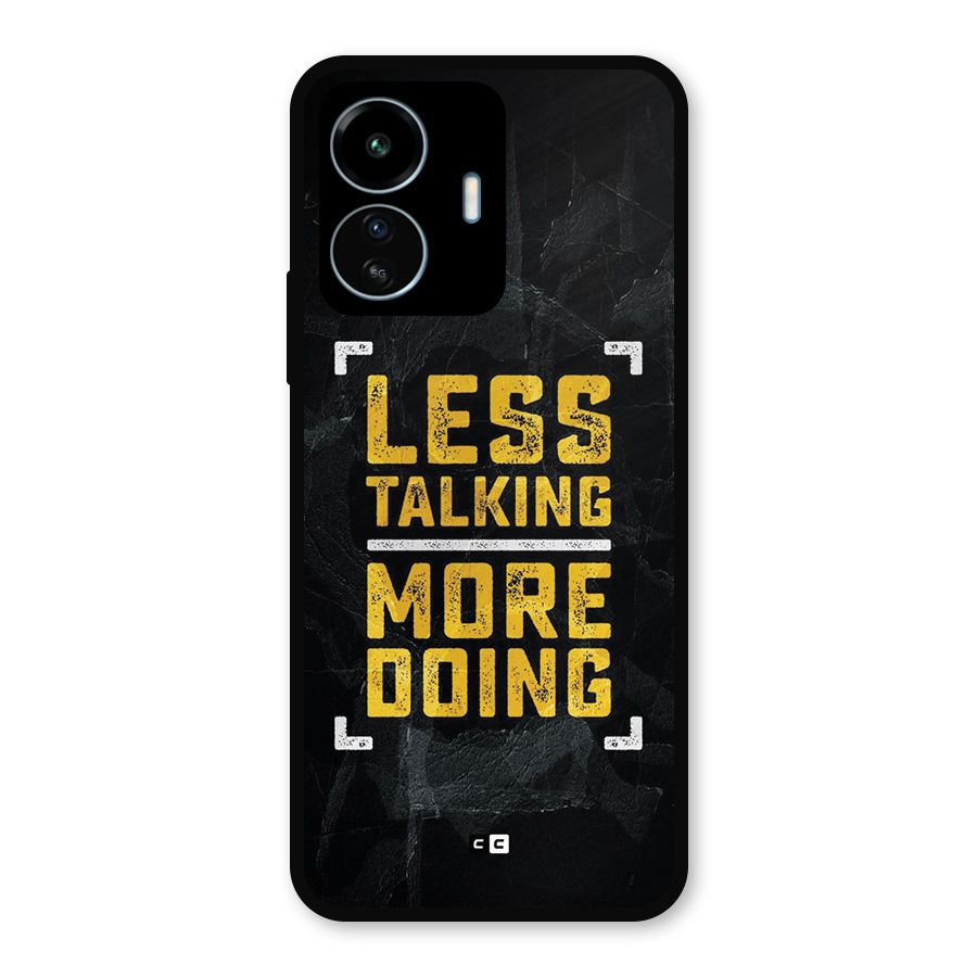 Less Talking Metal Back Case for vivo iQOO Z6 Lite 5G