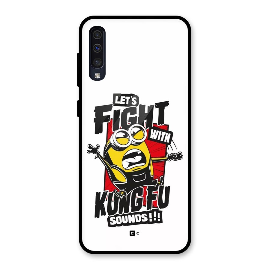 Lets Fight Glass Back Case for Galaxy A50s