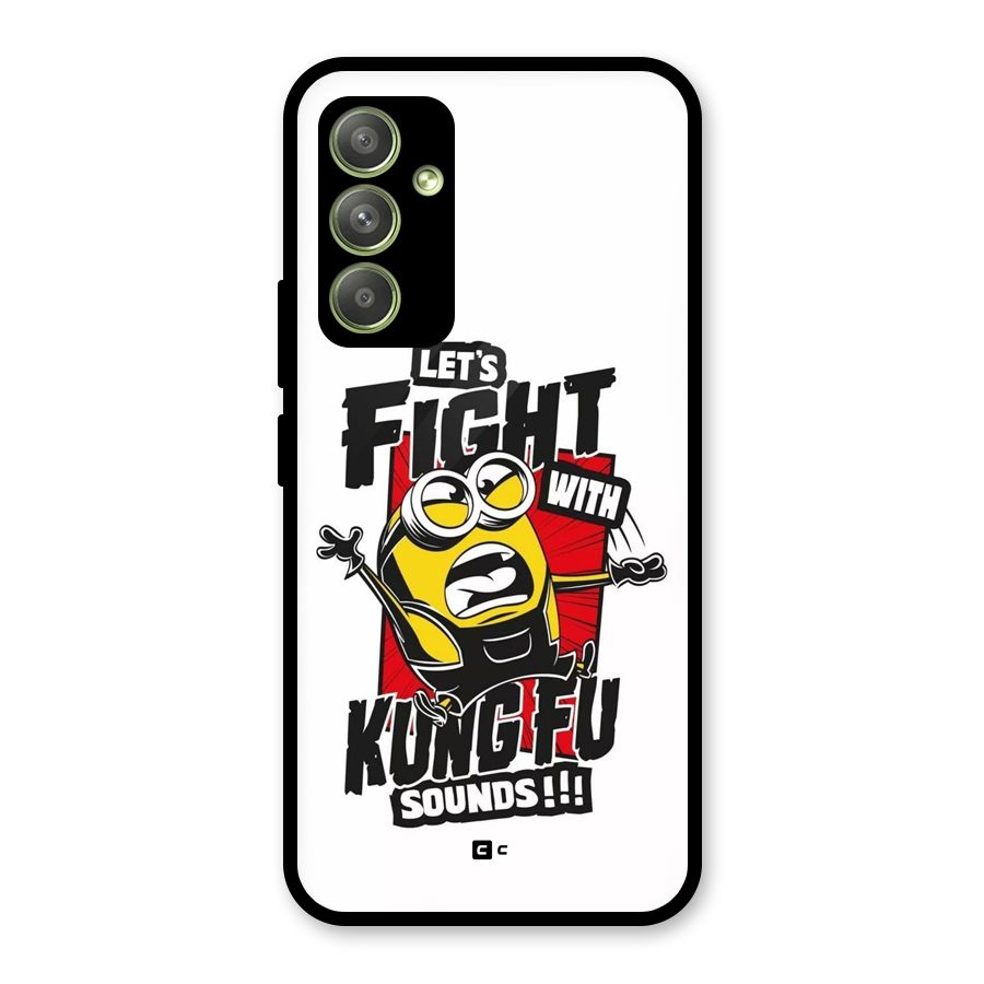 Lets Fight Glass Back Case for Galaxy A54