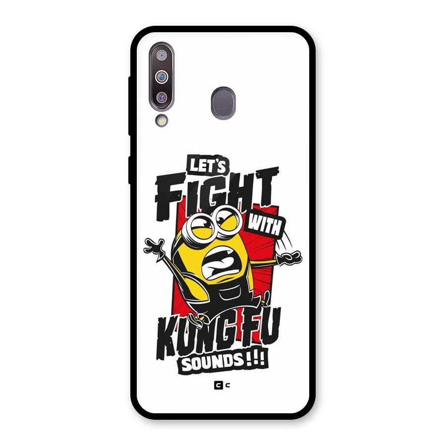 Lets Fight Glass Back Case for Galaxy M30