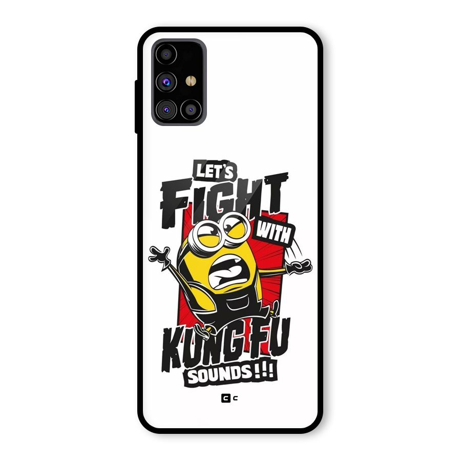 Lets Fight Glass Back Case for Galaxy M31s