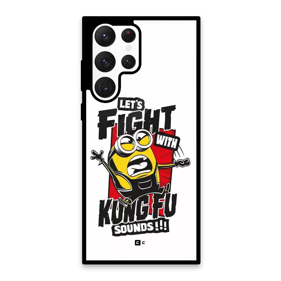 Lets Fight Glass Back Case for Galaxy S22 Ultra 5G