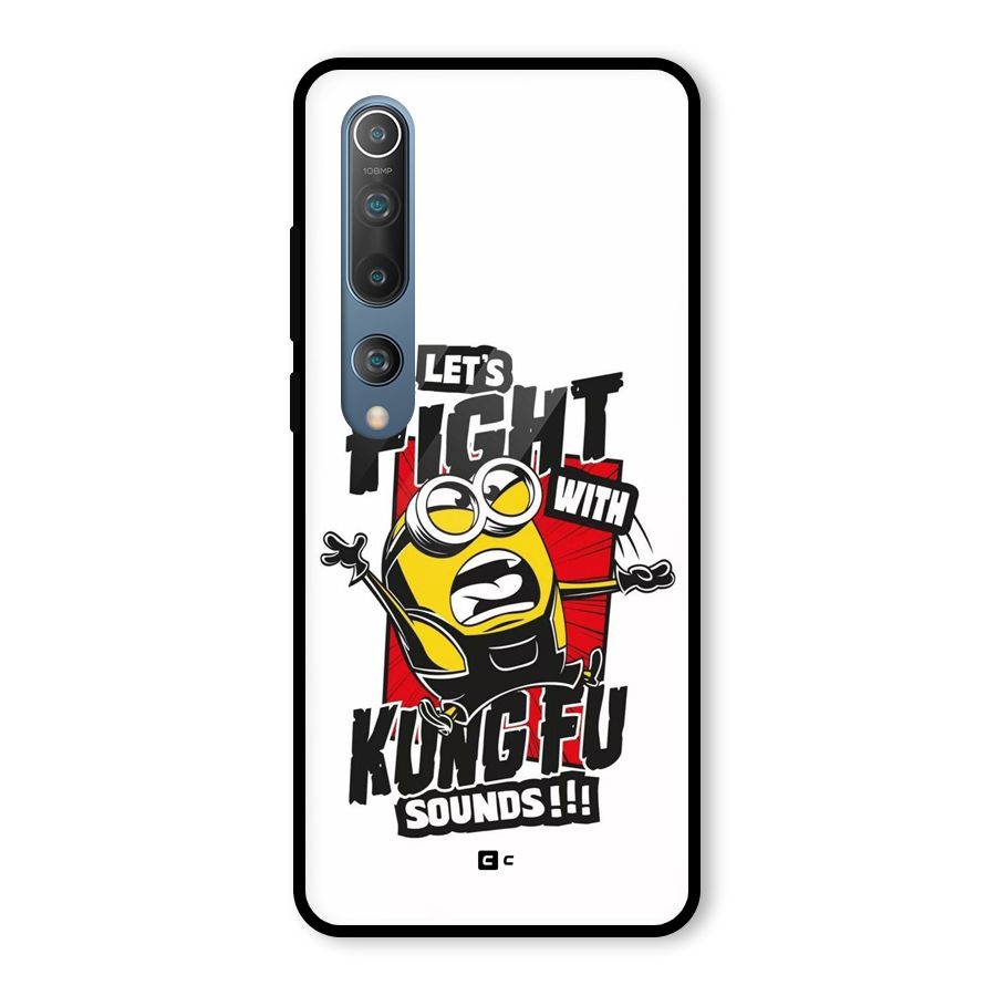 Lets Fight Glass Back Case for Mi 10