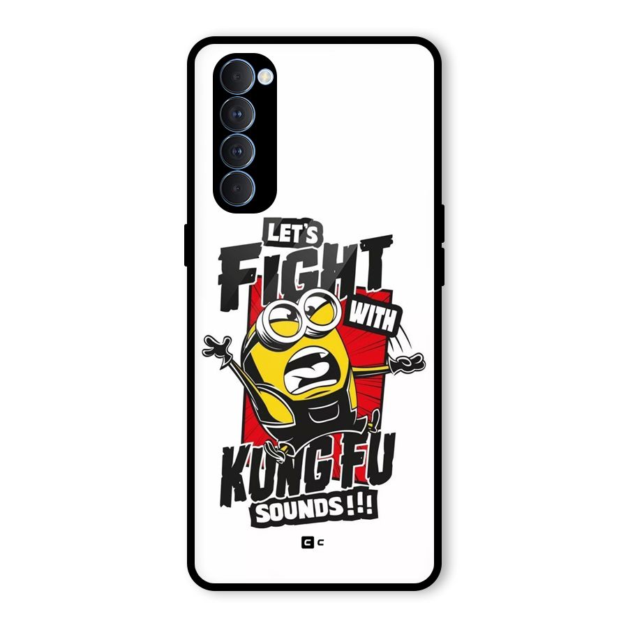 Lets Fight Glass Back Case for Oppo Reno4 Pro