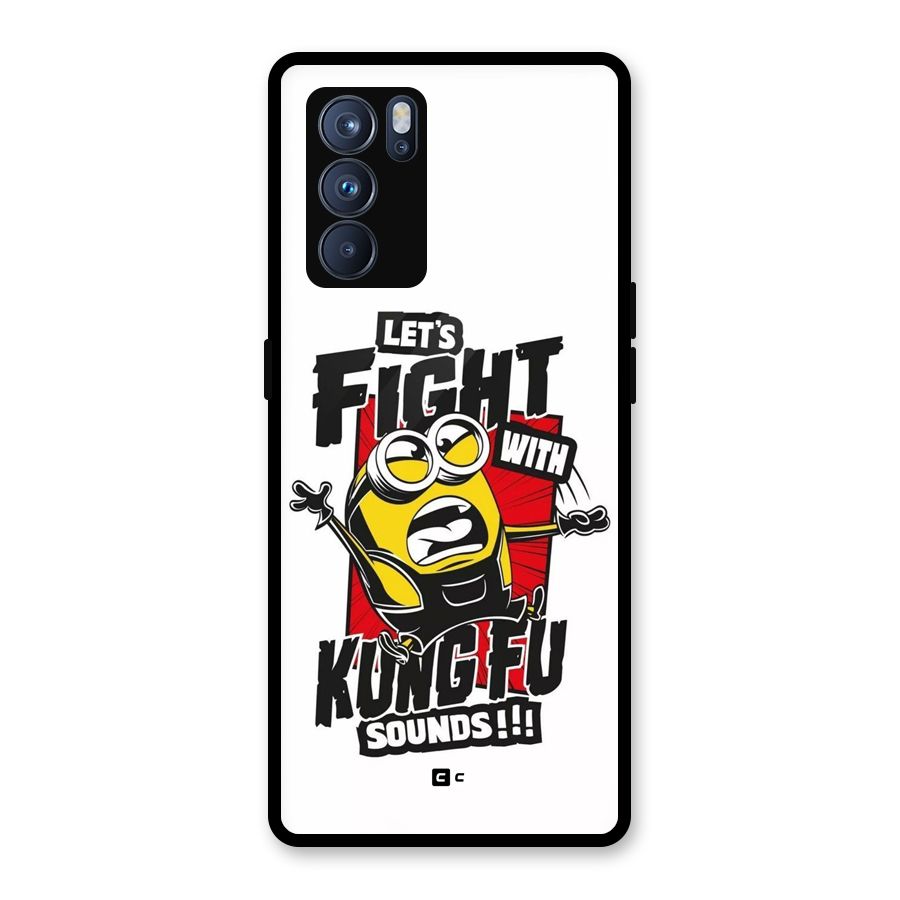 Lets Fight Glass Back Case for Oppo Reno6 Pro 5G