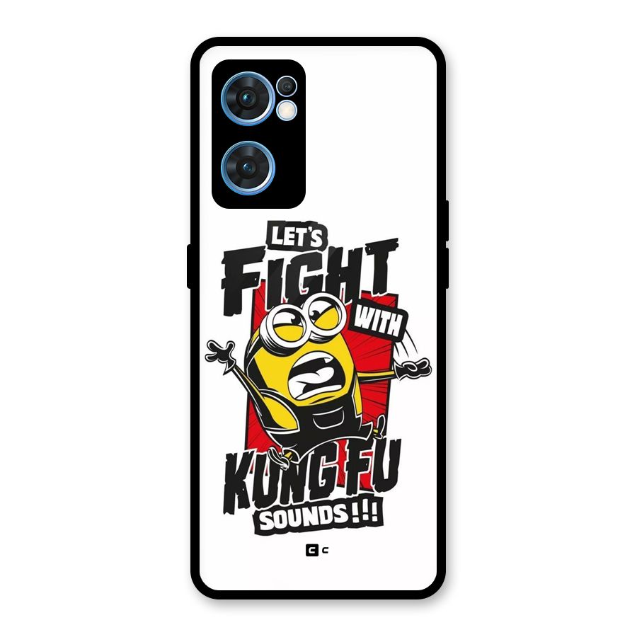 Lets Fight Glass Back Case for Oppo Reno7 5G