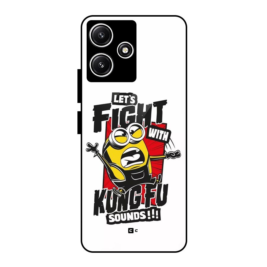 Lets Fight Glass Back Case for Poco M6 Pro