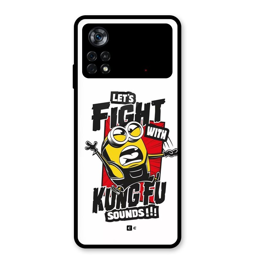 Lets Fight Glass Back Case for Poco X4 Pro 5G