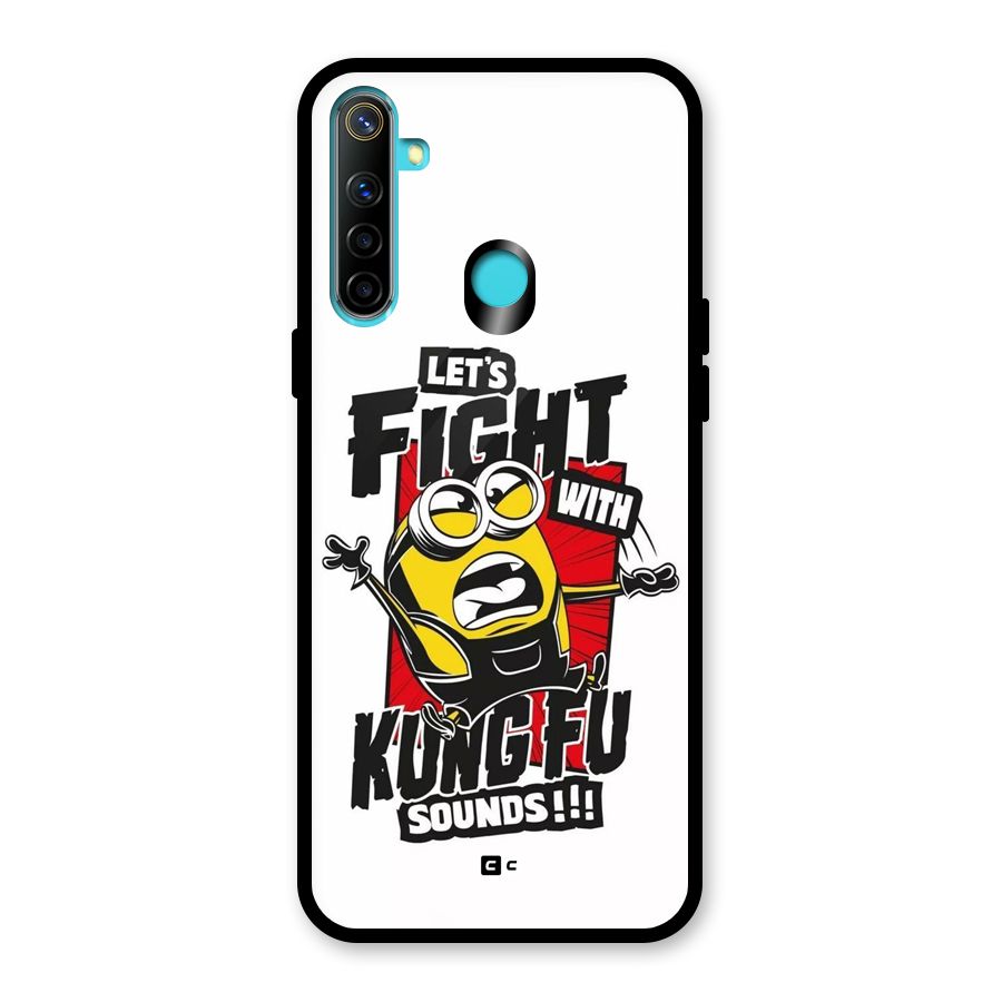 Lets Fight Glass Back Case for Realme 5i