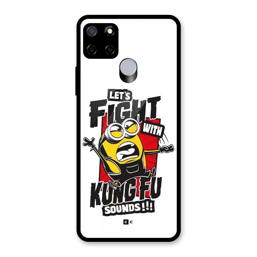 Lets Fight Glass Back Case for Realme C15