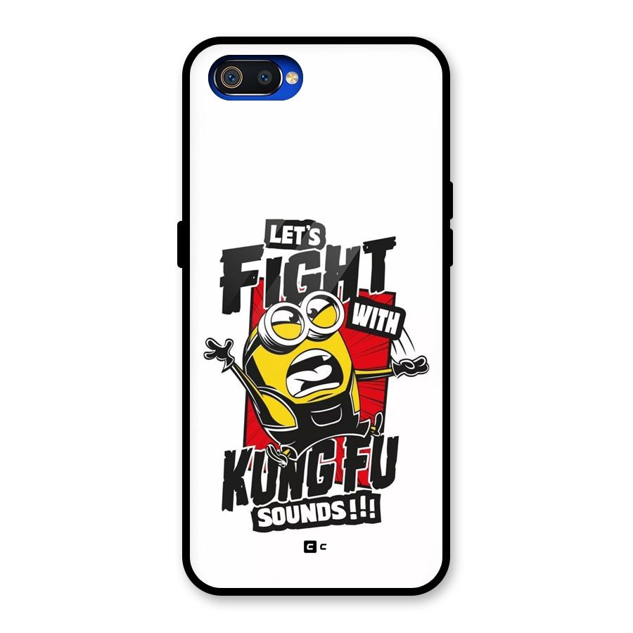 Lets Fight Glass Back Case for Realme C2