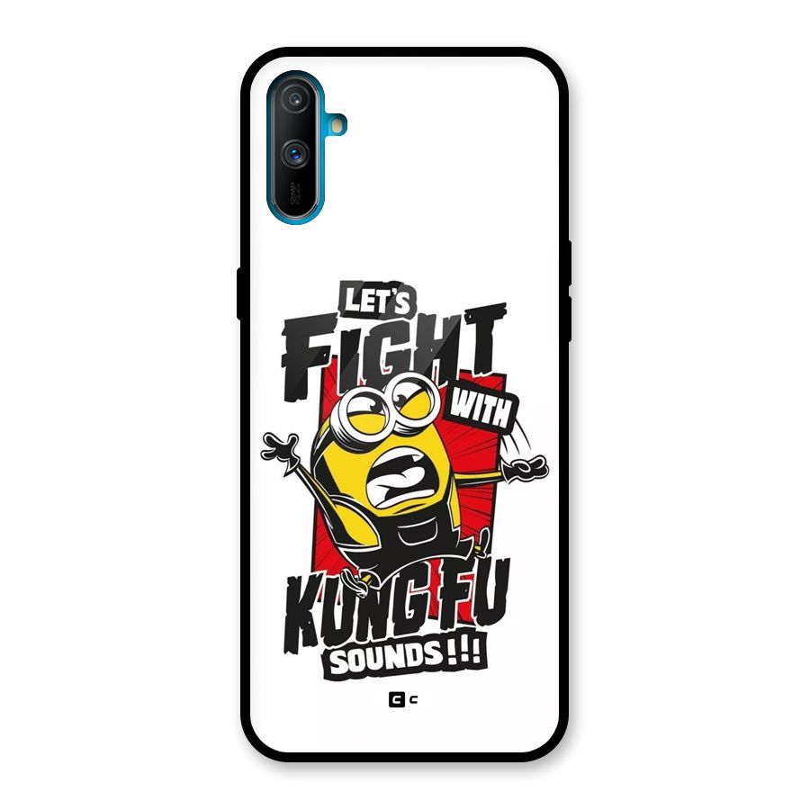 Lets Fight Glass Back Case for Realme C3