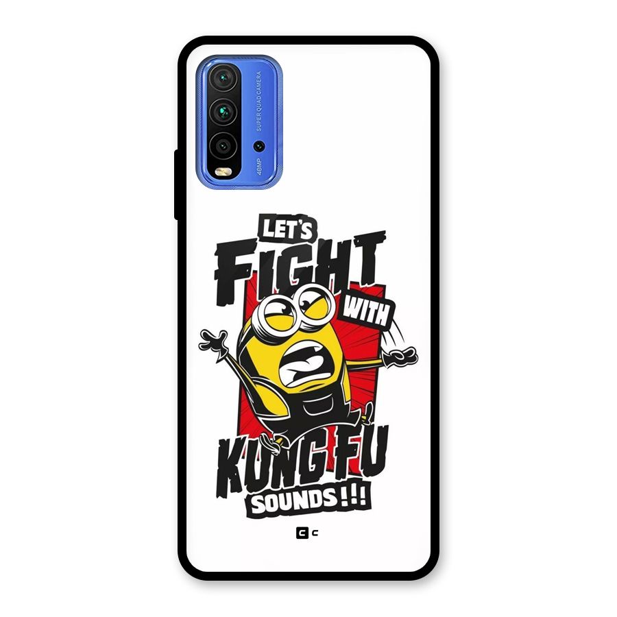 Lets Fight Glass Back Case for Redmi 9 Power